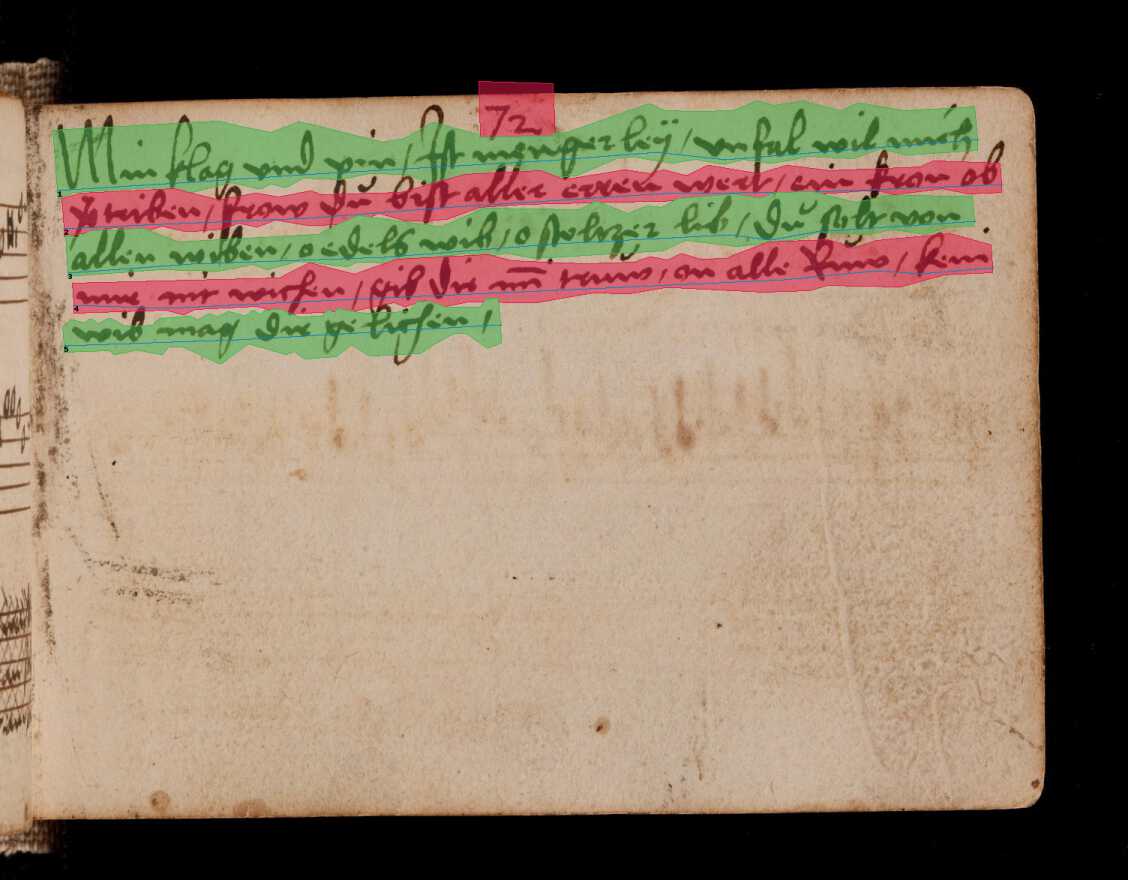 Baseline and bounding polygon segmentation